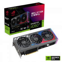 Card màn hình VGA ASUS ROG Strix GeForce RTX 4060 Ti OC Edition 16GB GDDR6 (ROG-STRIX-RTX4060TI-O16G-GAMING)