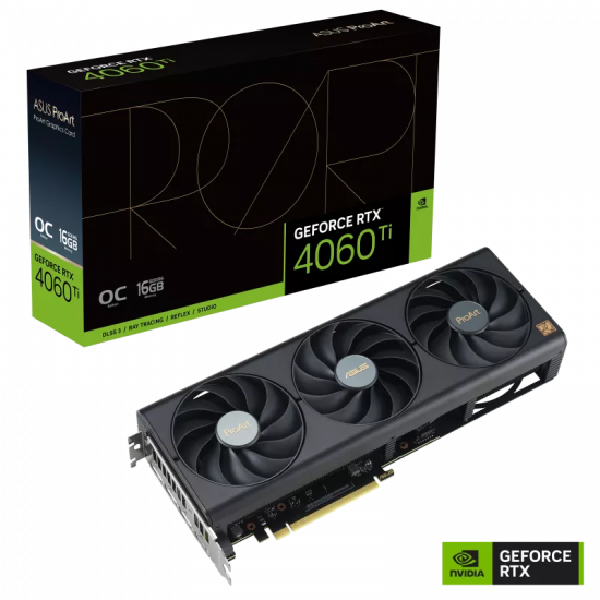 Card màn hình VGA ASUS ProArt GeForce RTX 4060 Ti OC Edition 16GB GDDR6 (PROART-RTX4060TI-O16G)