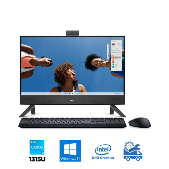 Máy tính All In One Dell Inspiron 5420 FNRJ1 (Chip i3-1315U, VGA UHD Graphics, Ram 8GB, 512GB SSD, Màn Hình 23.8inch, Windows 11, Office, Camera, Wireless Keyboard Mouse)