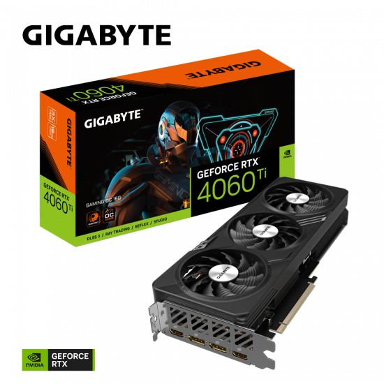 Card màn hình VGA GIGABYTE GeForce RTX­­ 4060Ti GAMING OC 16G GDDR6 (N406TGAMING OC-16GD)