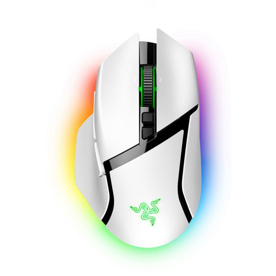 Chuột Gaming Không Dây Razer Basilisk V3 Pro Ergonomic Wireless White Edition (RZ01-04620200-R3A1)