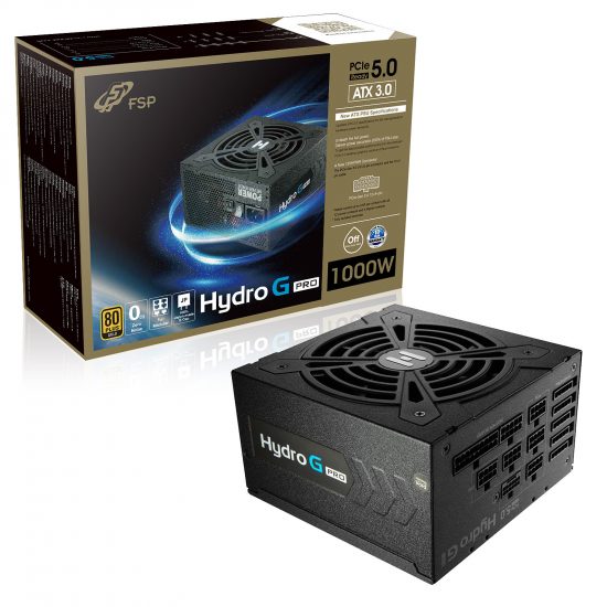 Bộ nguồn máy tính FSP 1000W Hydro G PRO ATX3.0 (PCIe5.0), 80 Plus Gold, Full Modular (HG2-1000-GEN 5)