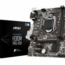 Mainboard MSI H310M PRO-VDH (Socket LGA 1151v2, 2 x DDR4, HDMI, VGA, DVI)