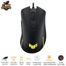 Chuột gaming có dây Asus TUF M3 Gen II (8000 DPI, IP56, 59g siêu nhẹ, Aura RGB)