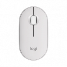 Chuột không dây Logitech Pebble 2 M350s Tonal White, Bluetooth, 3 thiết bị, 4000 DPI, Silent Touch (910-006986)