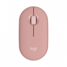 Chuột không dây Logitech Pebble 2 M350s Tonal Rose, Bluetooth, 3 thiết bị, 4000 DPI, Silent Touch (910-006987)