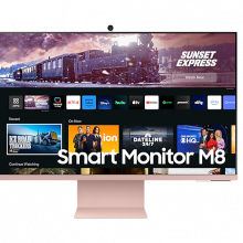 Màn Hình Thông Minh Samsung M8 4K 32 inch LS32CM80PUEXXV (60Hz, VA, 4ms, 99% sRGB, Tích hợp loa và Camera, Màu Pink)