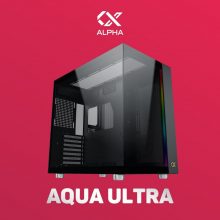 Vỏ case Xigmatek AQUA ULTRA Black - EN40795 (E-ATX, 2 mặt kính cường lực, ARGB, Không kèm fan)