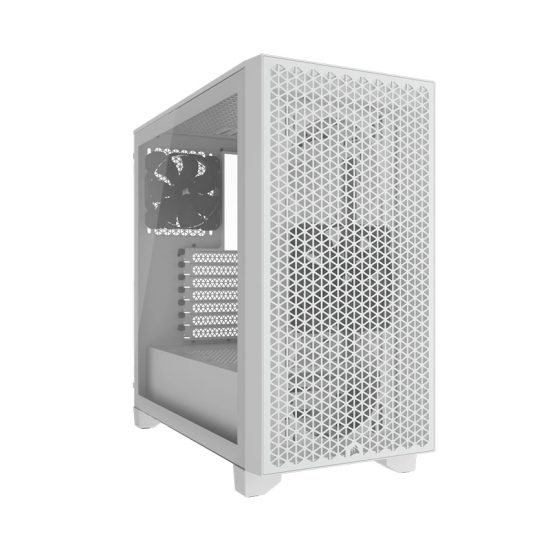 Vỏ case Corsair 3000D Airflow Mid Tower TG White (CC-9011252-WW)