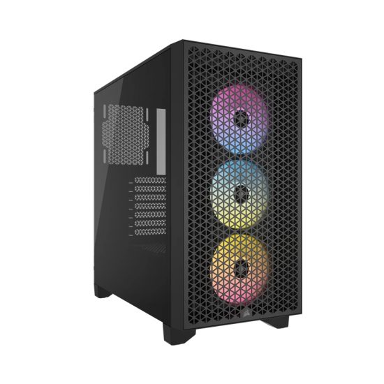 Vỏ case Corsair 3000D RGB Airflow Mid Tower TG Black (CC-9011255-WW)