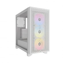 Vỏ case Corsair 3000D RGB Airflow Mid Tower TG White (CC-9011256-WW)