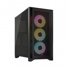 Vỏ case Corsair iCUE 4000D RGB Airflow Mid Tower TG Black (CC-9011240-WW)