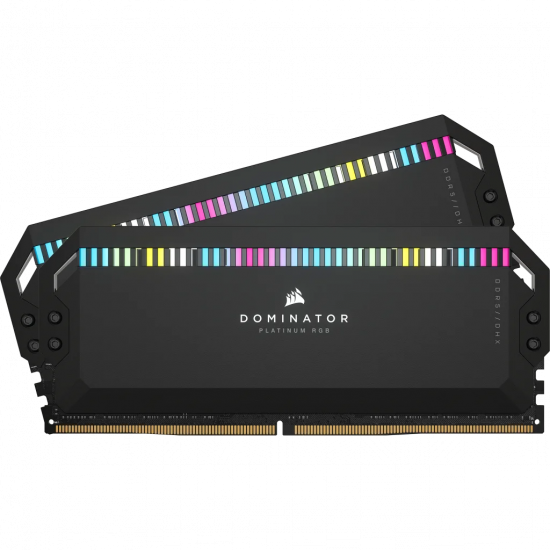 Ram Desktop DDR5 64GB (2x32GB) 6000MHz Corsair DOMINATOR Platinum RGB Black (CMT64GX5M2B6000C40)