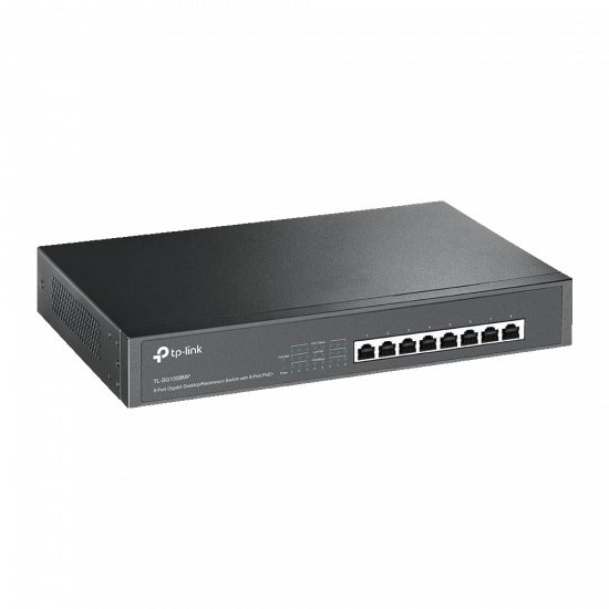 Switch Desktop/Rackmount TP-Link 8-Port Gigabit with 8-Port PoE+ (TL-SG1008MP)