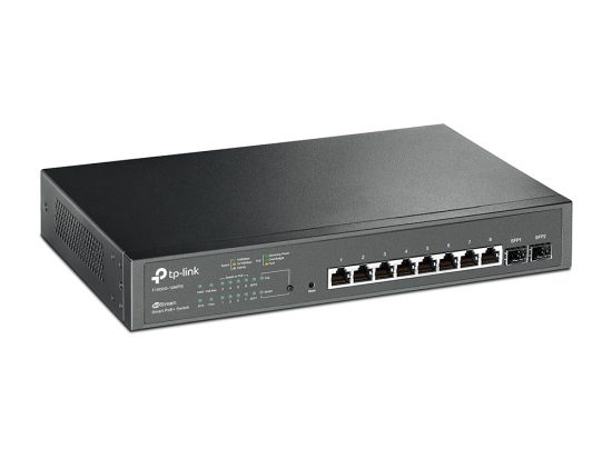 Smart Switch TP-Link JetStream 8-Port Gigabit PoE+ with 2 SFP Slots (T1500G-10MPS)