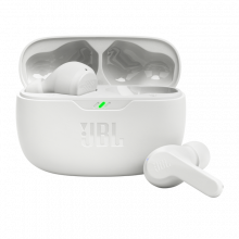 Tai nghe True Wireless JBL Wave Beam White (Bluetooth 5.2, IP54, Pin 8 giờ)