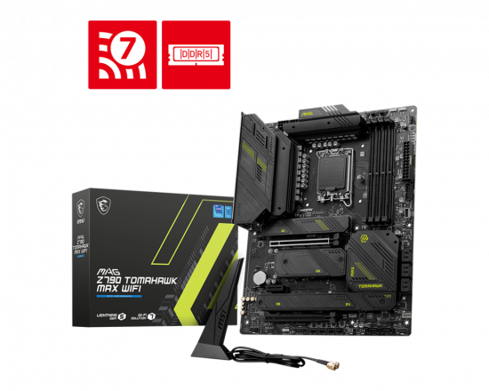 Mainboard MSI MAG Z790 TOMAHAWK MAX WIFI (LGA 1700, 4x DDR5, HDMI, Displayport, M.2 PCIe 5.0, WiFi 7, ATX)