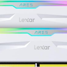 Ram Desktop DDR4 LEXAR 16GB (2x8) 3866MHz ARES RGB White (LD4EU008G-R3866GDWA)