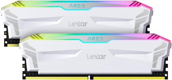 Ram Desktop DDR4 LEXAR 16GB (2x8) 3866MHz ARES RGB White (LD4EU008G-R3866GDWA)