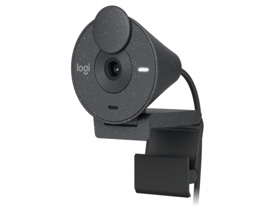 Webcam Logitech BRIO 300 Full HD 1080p, Màu Xám (960-001437)