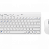 Bộ phím chuột không dây Rapoo 8000M White (Bluetooth, 2.4GHz, 79 phím, 1300DPI, Pin AA lên đến 12 tháng)