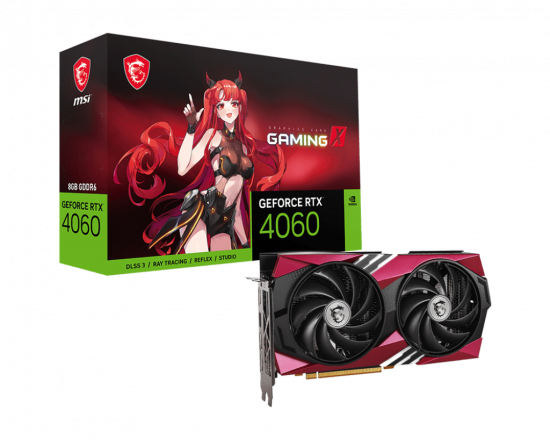 Card màn hình VGA MSI GeForce RTX 4060 GAMING X 8G MLG Edition GDDR6