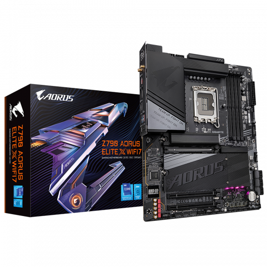 Mainboard Gigabyte Z790 AORUS ELITE X WIFI7 (LGA 1700, 4x DDR5, HDMI, Displayport, M.2 PCIe 4.0, WiFi 7, ATX)