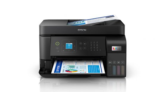 Máy In Phun Màu Đa Năng Epson Ecotank L5590 (In A4 1 Mặt, SCAN, COPY,Fax, Lan, WIFI)