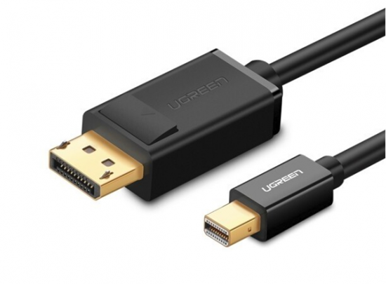 Cáp chuyển Mini Displayport sang Displayport Ugreen 10477 (Dài 1.5m, Chuẩn 1.2, Hỗ trợ 4Kx2K/60Hz)