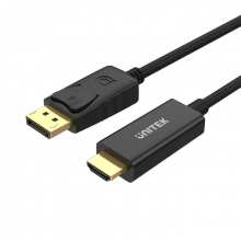 Cáp chuyển DisplayPort sang HDMI Unitek Y5118CA (Dài 1.8m, Hỗ trợ Full HD 1920x1200)