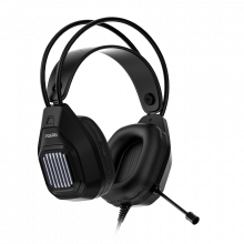 Tai nghe chơi game Over-ear DareU EH406 Black (USB, 7.1, Multi LED 7 màu)