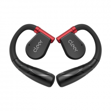 Tai nghe Open-ear Cleer Audio ARC II Sport Black Red (Bluetooth 5.3, Pin 7 giờ, Qualcomm aptX™ Lossless, IPX5)