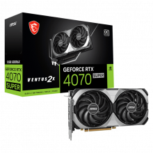 Card màn hình VGA MSI GeForce RTX 4070 SUPER 12G VENTUS 2X OC GDDR6X