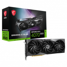 Card màn hình VGA MSI GeForce RTX 4070 SUPER 12G GAMING X SLIM GDDR6X