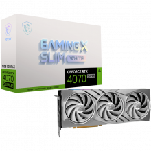 Card màn hình VGA MSI GeForce RTX 4070 SUPER 12G GAMING X SLIM WHITE GDDR6X