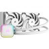 Tản nhiệt nước CPU AIO Corsair iCUE H100i RGB Elite 240mm White, Fan No LED (CW-9060078-WW)