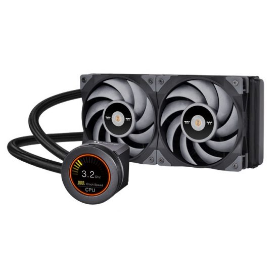 Tản nhiệt nước CPU AIO Thermaltake TOUGHLIQUID Ultra 240 Black, Block LCD (CL-W322-PL12GM-A)