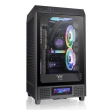 Vỏ Case Thermaltake Tower 200 TG Black (Mini Tower, Mini iTX, Sẵn 2 Fan, Max 6 Fan)