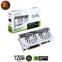 Card màn hình VGA ASUS Dual GeForce RTX 4070 SUPER 12GB GDDR6X White Edition (DUAL-RTX4070S-12G-WHITE)