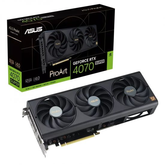 Card màn hình VGA ASUS ProArt GeForce RTX 4070 SUPER 12GB GDDR6X (PROART-RTX4070S-12G)