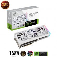 Card màn hình VGA Asus ROG Strix GeForce RTX 4080 SUPER 16GB GDDR6X White Edition (ROG-STRIX-RTX4080S-16G-WHITE)