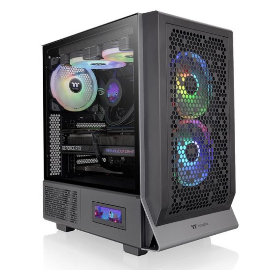 Vỏ Case Thermaltake Ceres 300 TG ARGB Black (Mid Tower, E-ATX, Sẵn 3 Fan, Max 7 Fan)