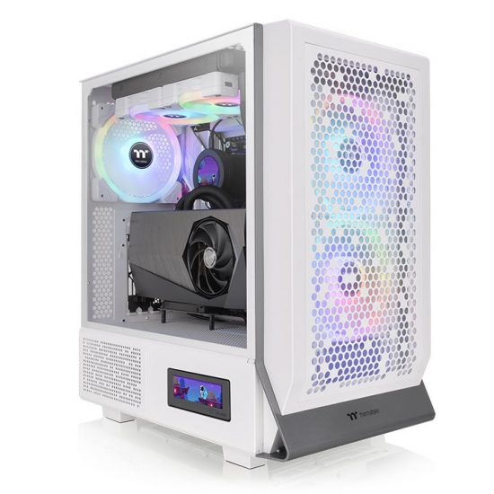 Vỏ Case Thermaltake Ceres 300 TG ARGB Snow (Mid Tower, E-ATX, Sẵn 3 Fan, Max 7 Fan)