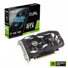 Card màn hình ASUS Dual GeForce RTX 3050 OC Edition 6GB GDDR6 (DUAL-RTX3050-O6G)