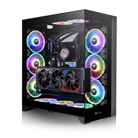 Vỏ Case Thermaltake CTE E600 MX Black (Mid Tower, E-ATX, Chưa bao gồm Fan, Max 14 Fan, 2 tùy chọn mặt trước)