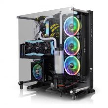 Vỏ Case Thermaltake Core P5 TG V2 Black (Mid Tower, ATX, Wall Mount, Chưa bao gồm Fan, Max 4 Fan, Kèm cáp Riser)