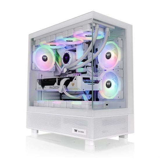 Vỏ Case Thermaltake View 270 TG ARGB Snow (Mid Tower, E-ATX, Sẵn 1 Fan ARGB, Max 9 Fan)