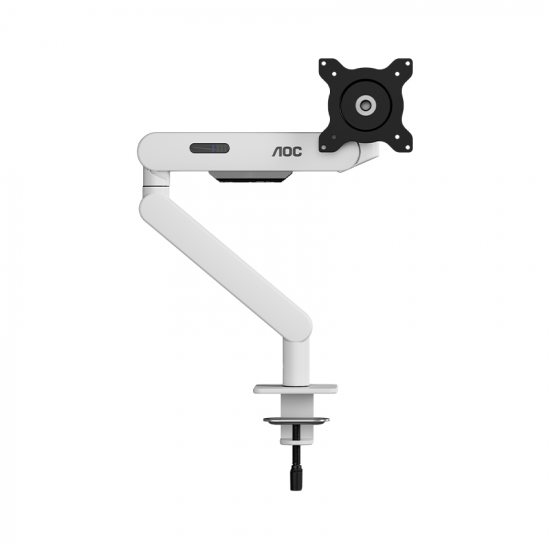 Giá Đỡ Màn Hình ARM AOC AM400 Màu White (Kẹp chữ C và Mount Grommet, 17inch đến 34inch, Tải Trọng 2Kg đến 9Kg)