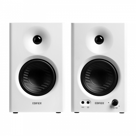 Loa kiểm âm 2.0 Edifier MR4 White (42W, AUX, RCA, TRS 6.5mm)