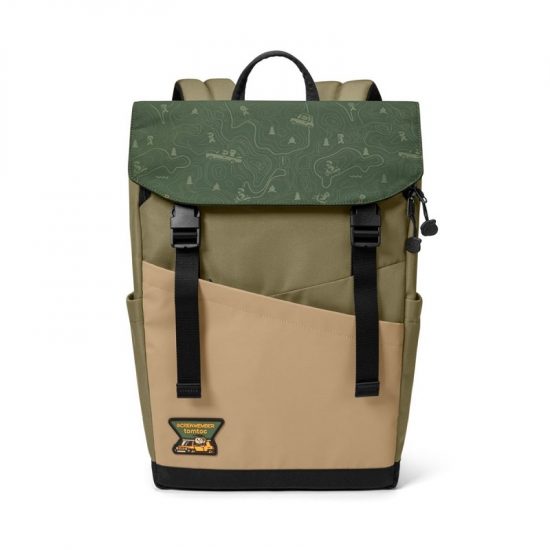 Balo Laptop Tomtoc 16inch A64-Slash Flip Rucksack 18L T64M1T1GC Green